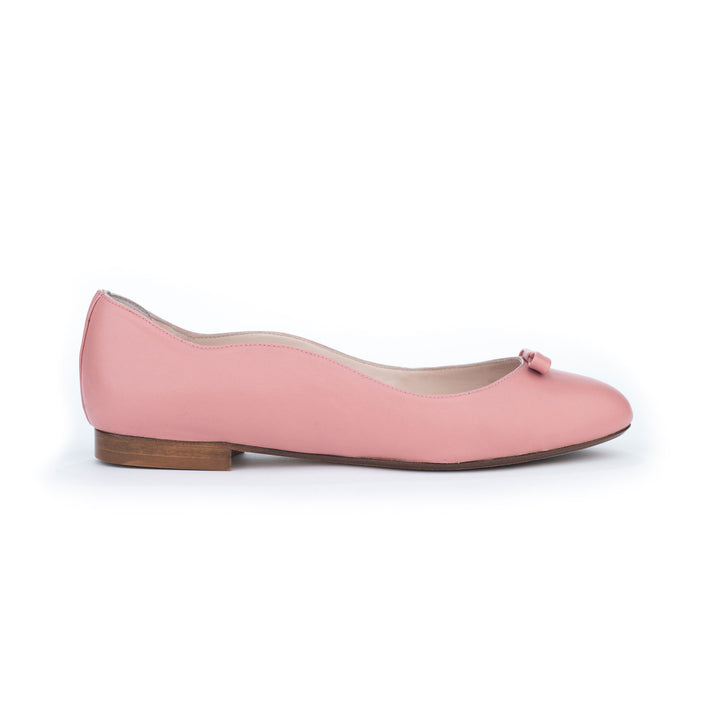 oleah shoes rose pink ballerina flats, rose pink flats, rose pink ballerina, pink flats, pink ballerina flats